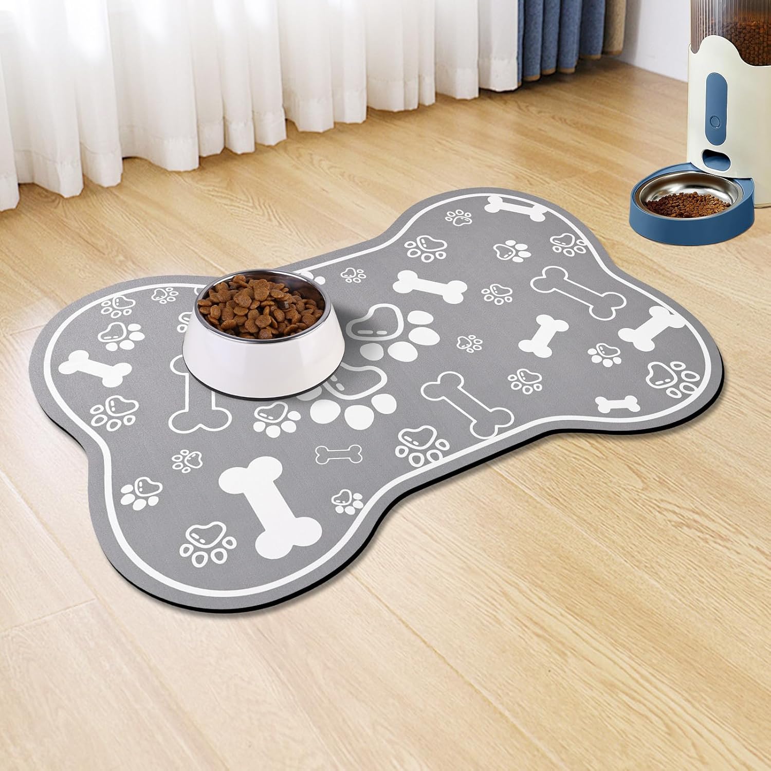 Tapis absorbant pour gamelles chien/chat