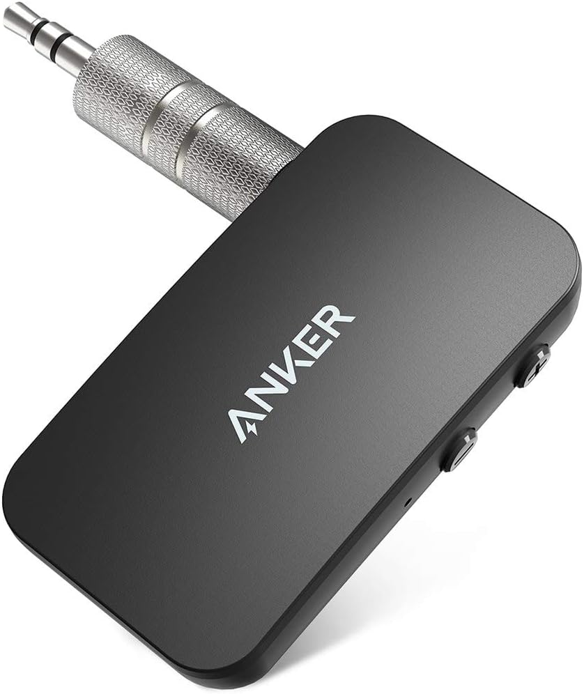 Anker Soundsync A3352 Bluetooth Receiver for Music Streaming with Bluetooth 5.0, 12-Hour Battery Life, Dual Device Connection, for Car, Home Stereo, Headphones, Speakers (Renewed) thumbnail 1