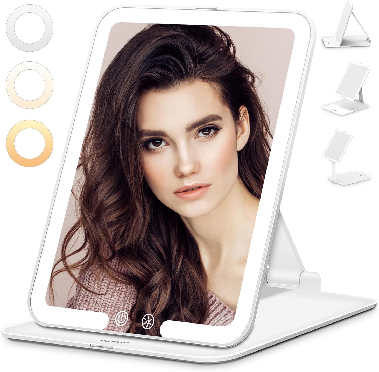 Miroir maquillage LED pliable Auxmir