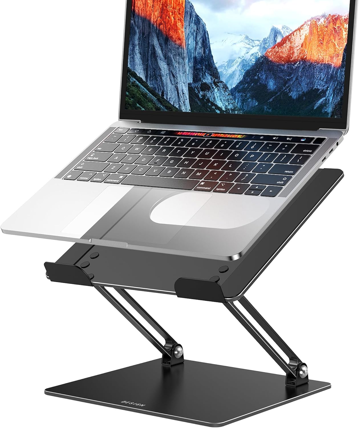 Besign LS10 Laptop Stand for Desk, Ergonomic Adjustable Notebook Tablet Stand, Riser Holder Computer Stand Compatible with Air, Pro, Dell, HP, Lenovo More 10-14" Laptops, Lapdesks 