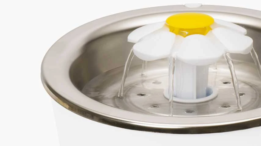 Fontaine à eau Catit Flower avec dessus inox, 3 L