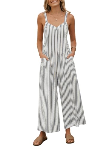 Combinaison maxi rayée CUPSHE à jambe large