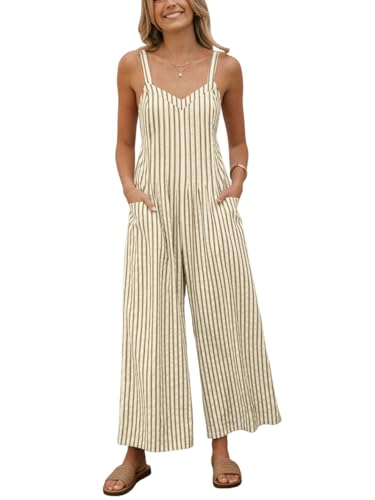 Combinaison maxi rayée CUPSHE à jambe large