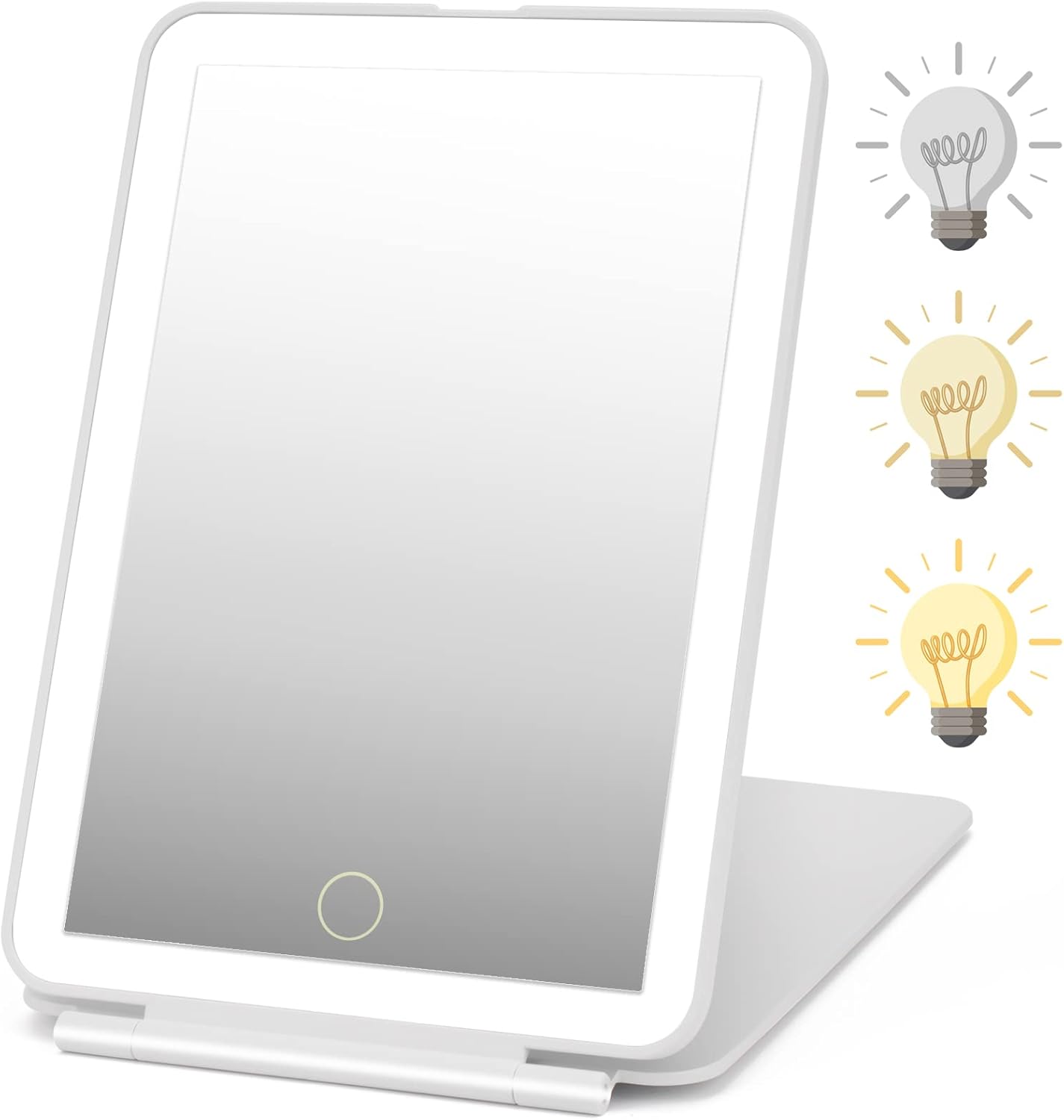 Miroir maquillage de voyage rechargeable DenCert