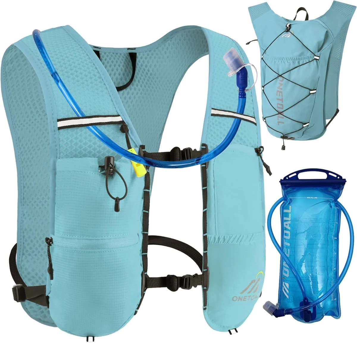 Running Vest for Women & Men, Lightweight 150g Hydration Backpack