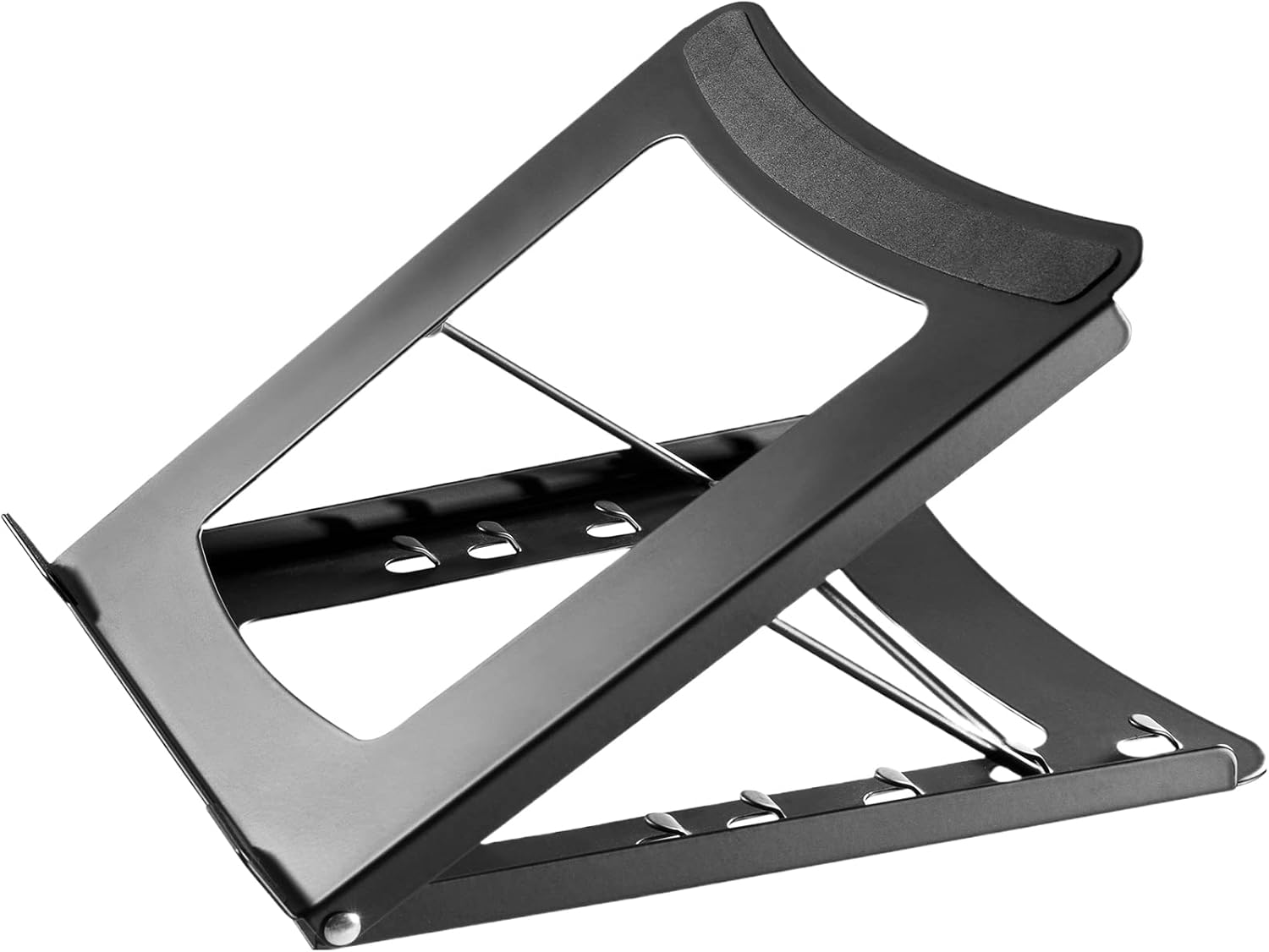 10" - 15" Laptop Portable Stand - Folding Collapsible Laptop Stand Raiser Travel Adjustible Foldable Notebook Stand Compatible with Lenovo-MacBook Air-Pro-Dell-HP for 10 11 12 13 1 thumbnail 2