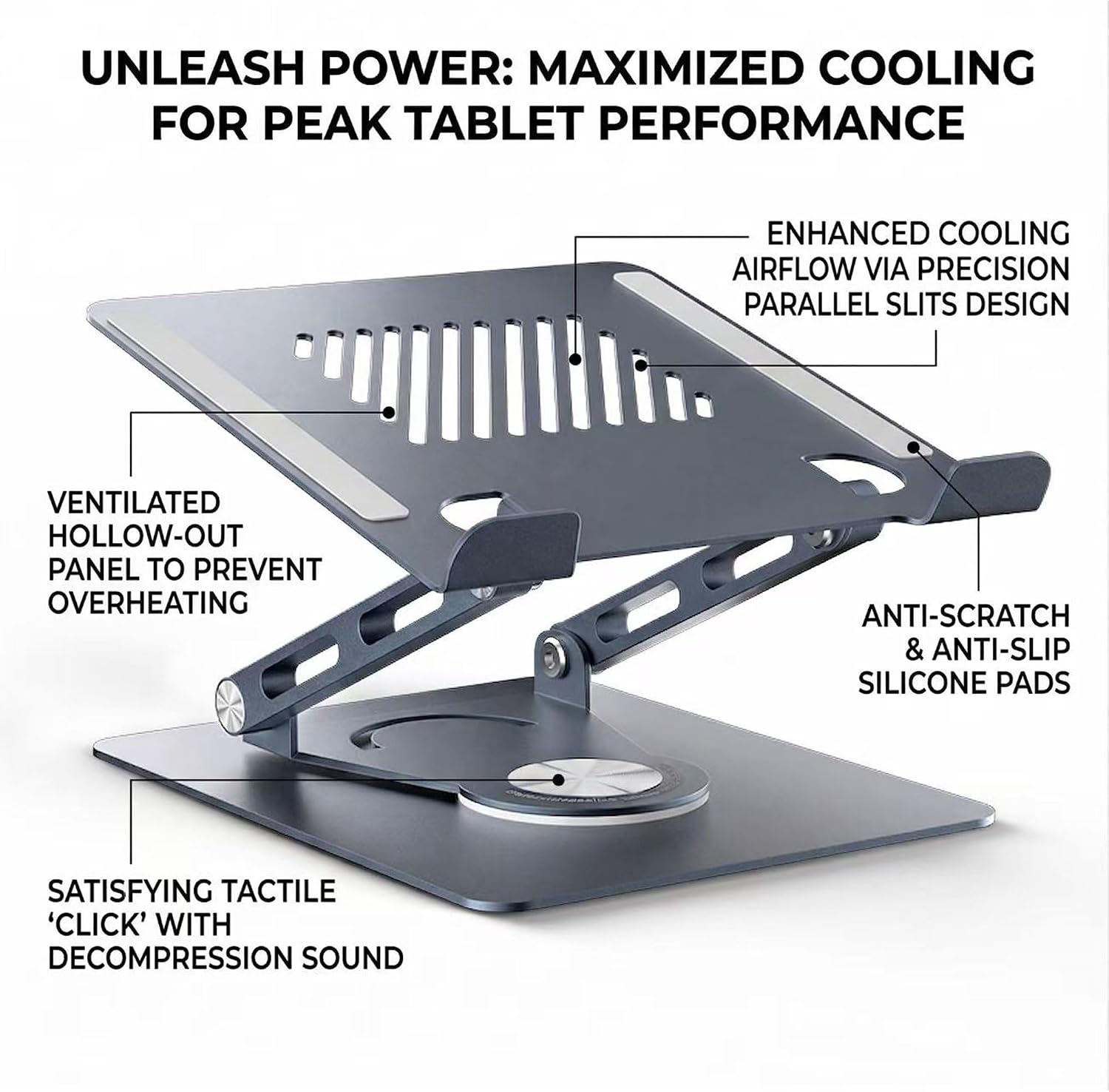Jumper Adjustable Laptop Stand for Gaming and Desk thumbnail 4