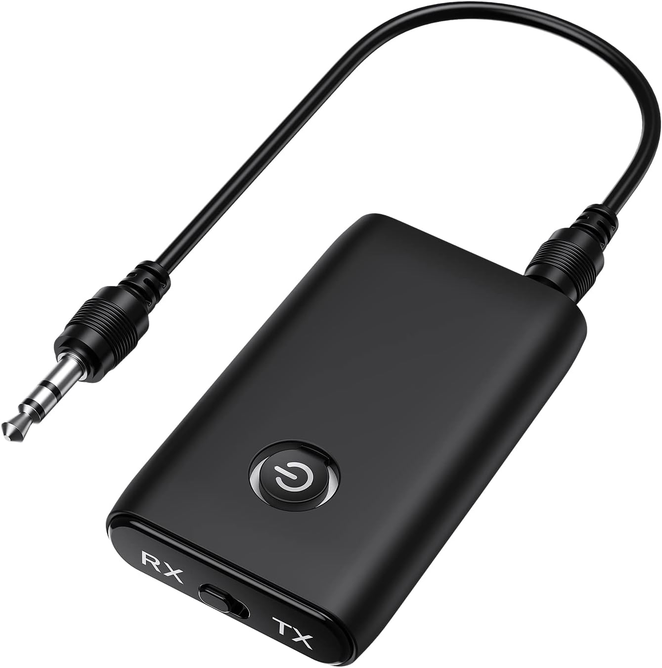 Aux Bluetooth Adapter for Car, 2 in 1 Bluetooth Transmitter Receiver, Portable Bluetooth 5.0 Car Adapter, Noise Reduction, 3.5mm Aux Bluetooth for Car Home Audio System/Headphone/S