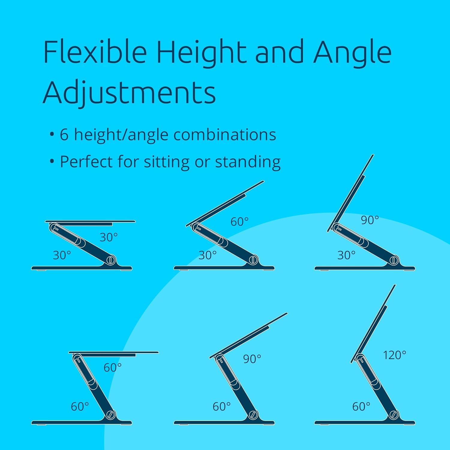 Kensington SmartFit EQ Adjustable Multi-Angle Laptop Stand