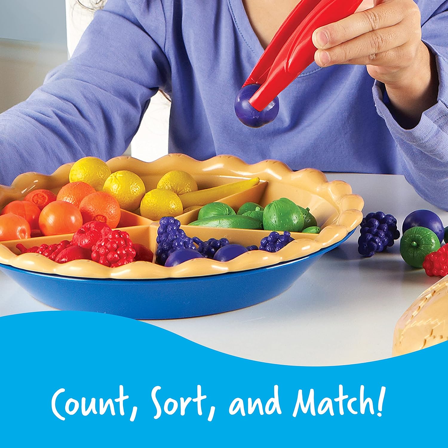 Learning Resources LER6216 Super Sorting Pie, Fine Motor Toy thumbnail 2