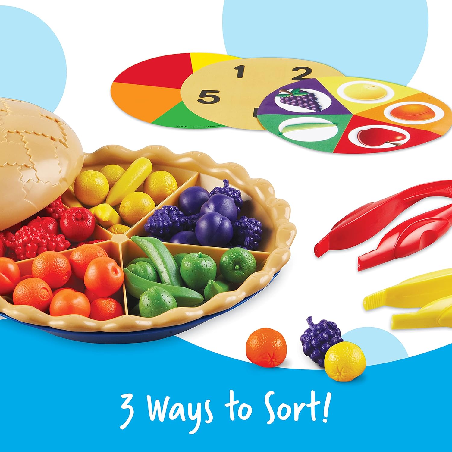 Learning Resources LER6216 Super Sorting Pie, Fine Motor Toy thumbnail 5