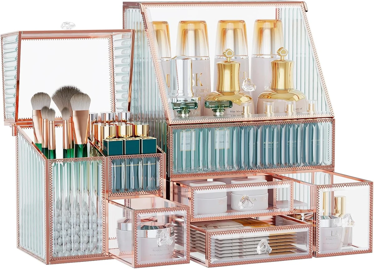 Makeup Organizer with Drawers for Vanity