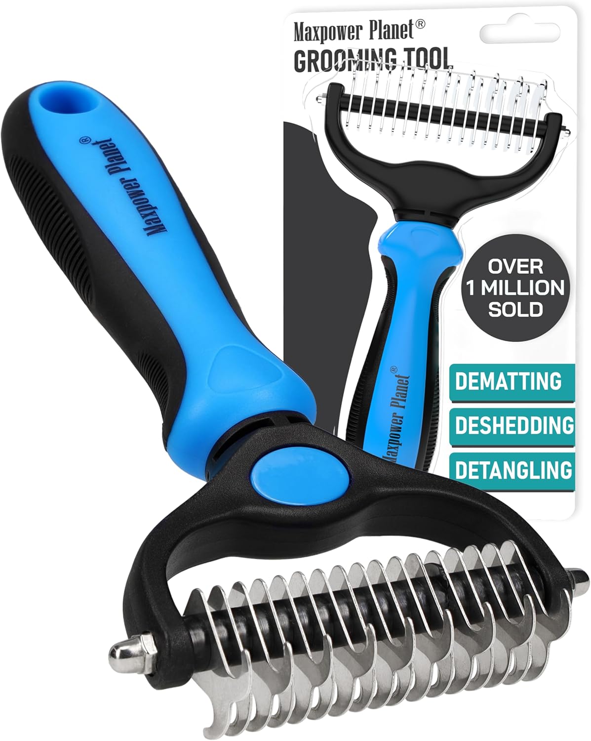 Brosse de toilettage Maxpower Planet pour animaux