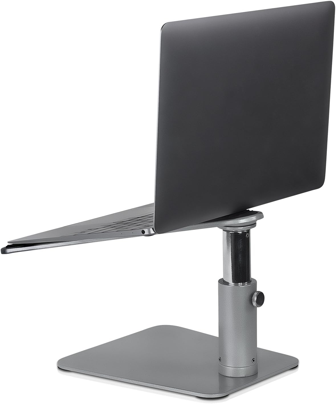Mount-It! Adjustable Height Laptop Stand for Desk, Ergonomic Laptop Riser for 11–15 Inch Laptops, Tilted Desktop Lift with Anti-Slip Platform, Up to 33 lbs