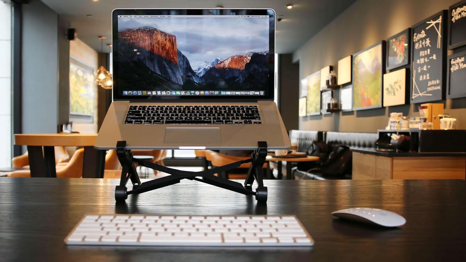 NEXSTAND K2 Laptop Stand for Desk, 8-Levels Adjustable Height Ergonomic Laptop Riser, Ventilated Computer Stand Holder Compatible with MacBook Air Pro, Dell, 10-17” Laptops thumbnail 2
