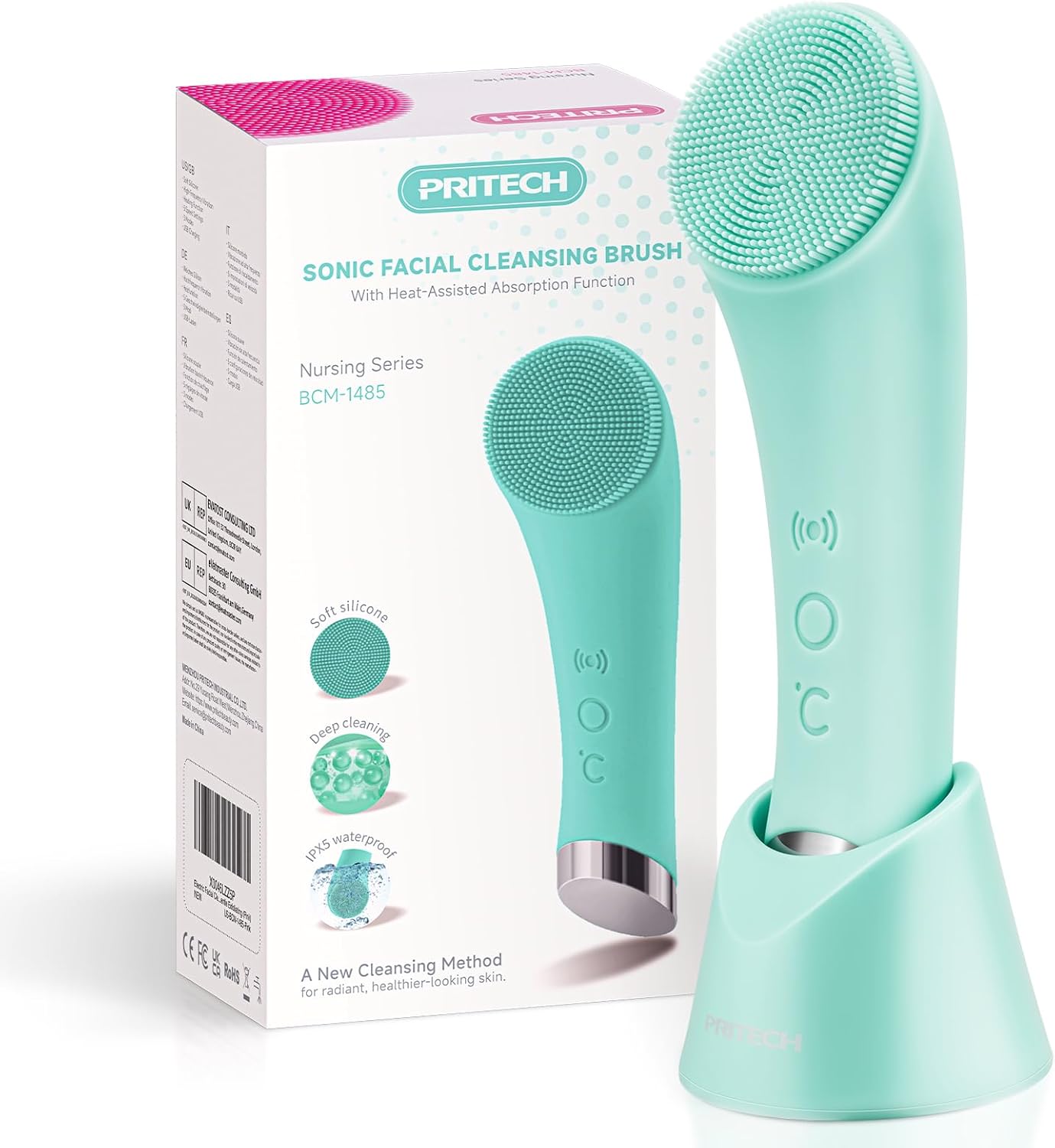 Brosse nettoyante visage silicone PRITECH