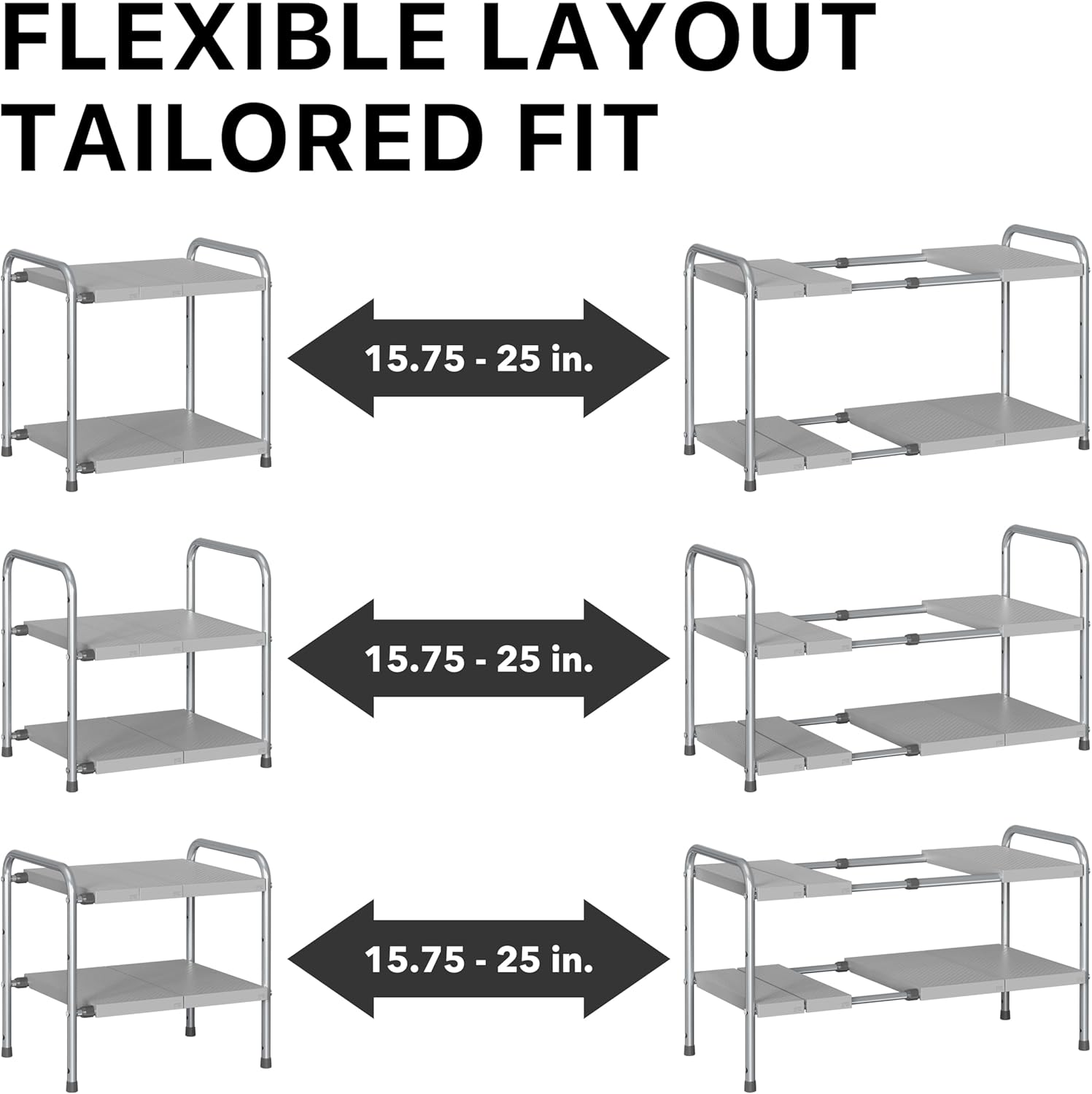 Étagère sous évier extensible Simple Houseware thumbnail 5