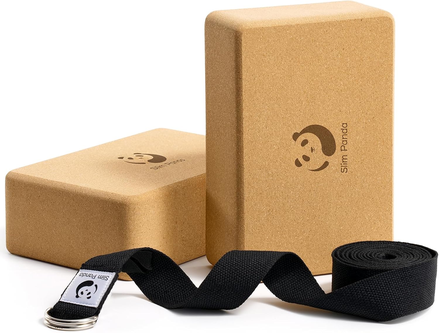 Blocs de yoga en liège Slim Panda