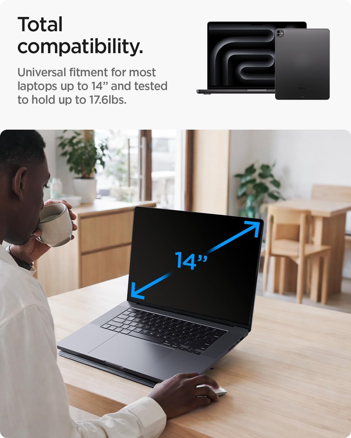 Spigen Slim Fold Portable Laptop Stand Foldable