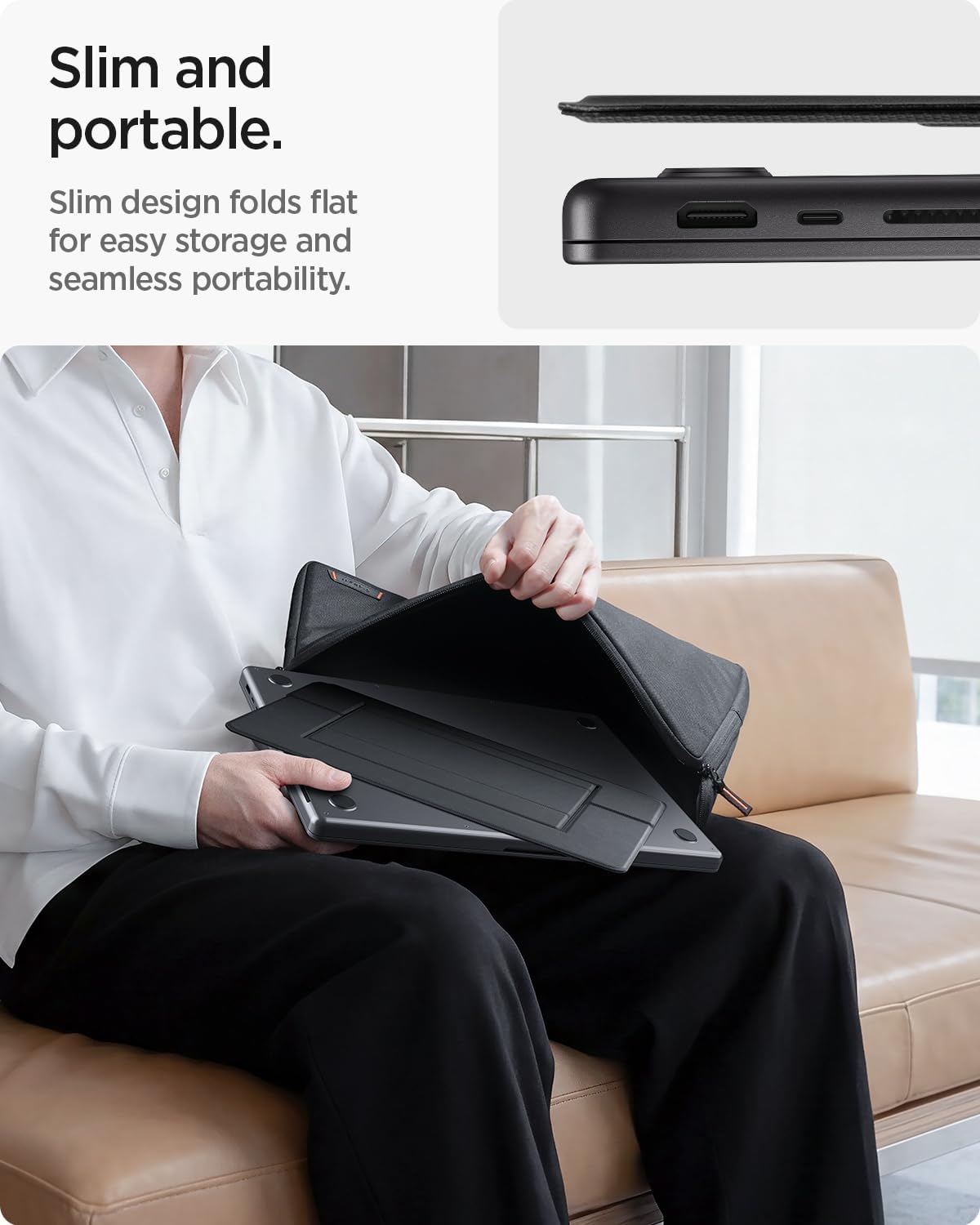 Spigen Slim Fold Portable Laptop Stand Foldable
