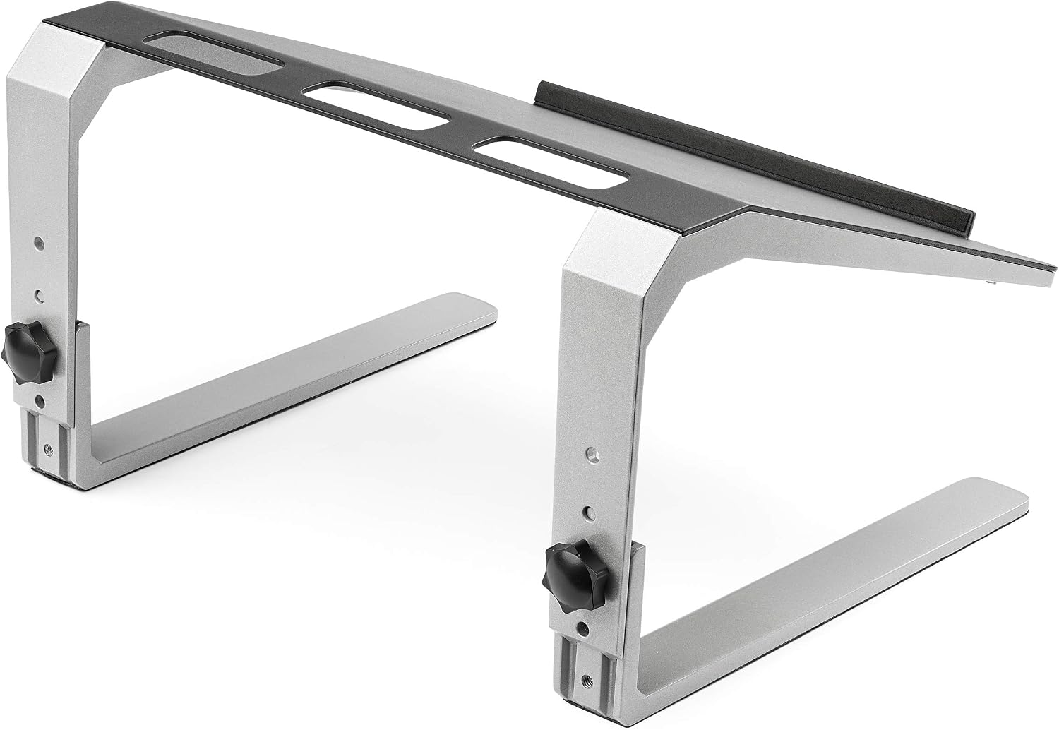 StarTech.com Adjustable Laptop Stand - Heavy Duty Steel & Aluminum - 3 Height Settings - Tilted - Ergonomic Laptop Riser for Desk (LTSTND) | Heavy Duty Steel & Aluminium, 3 Height  thumbnail 2
