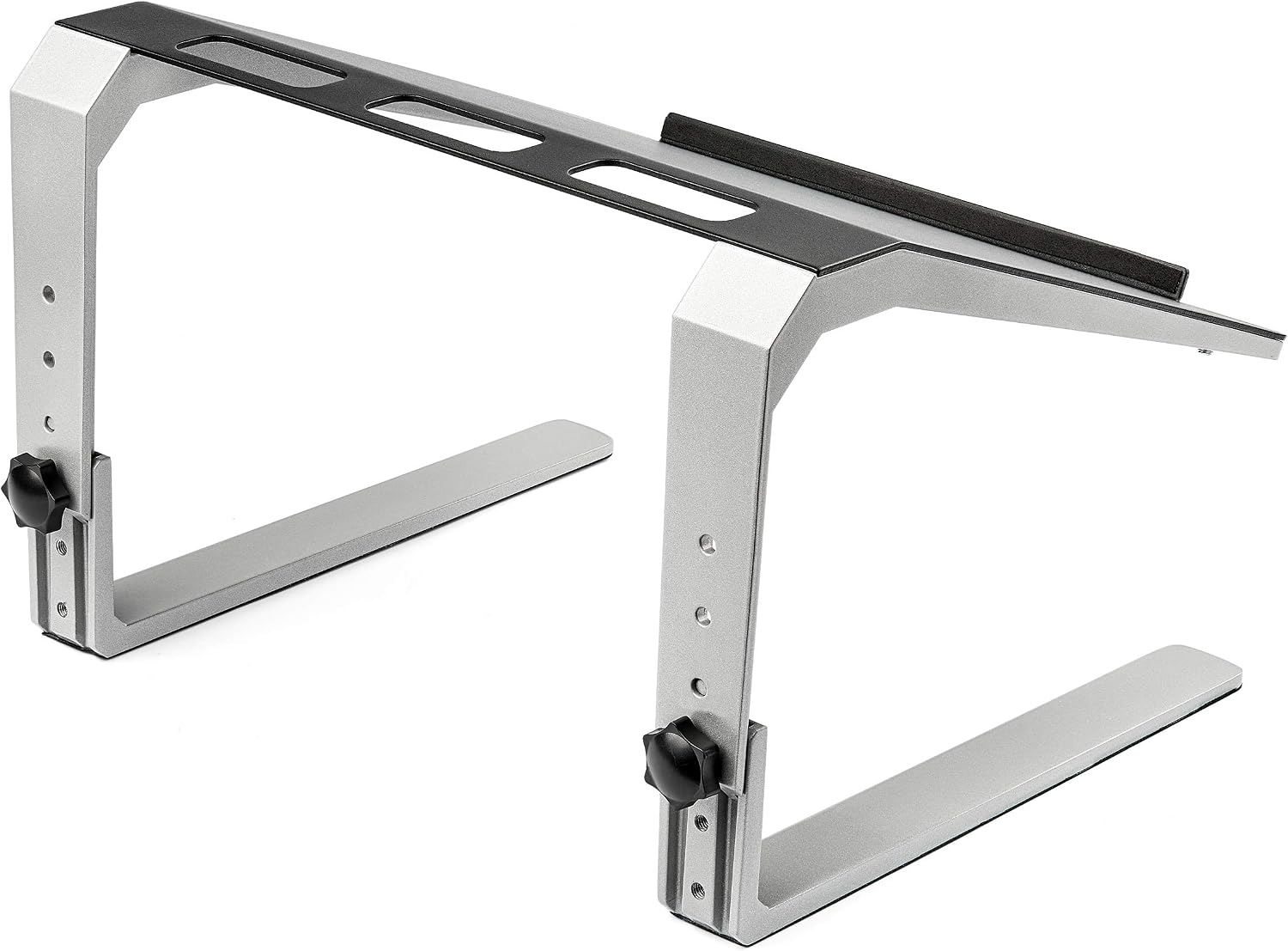 StarTech.com Adjustable Laptop Stand - Heavy Duty Steel & Aluminum - 3 Height Settings - Tilted - Ergonomic Laptop Riser for Desk (LTSTND) | Heavy Duty Steel & Aluminium, 3 Height  thumbnail 4