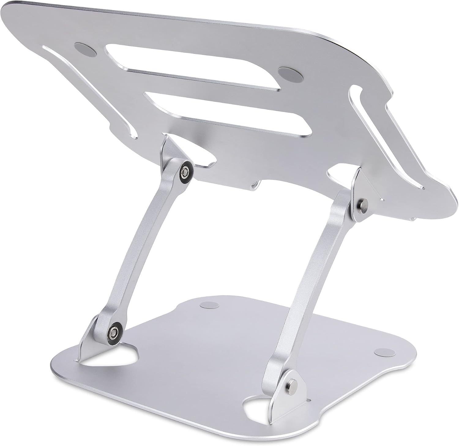 StarTech.com Laptop Stand for Desk, Ergonomic Laptop Stand Adjustable Height, Aluminum, Portable, Max. 22lb (10kg), Foldable Laptop Holder - Angled Notebook Computer Riser/Lift (AD thumbnail 3
