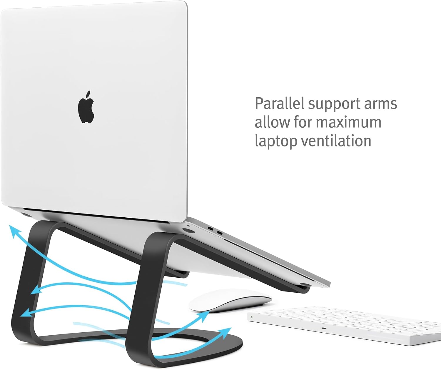 Twelve South Curve for MacBook , Desktop stand for Apple notebooks and laptops (matte black) thumbnail 2