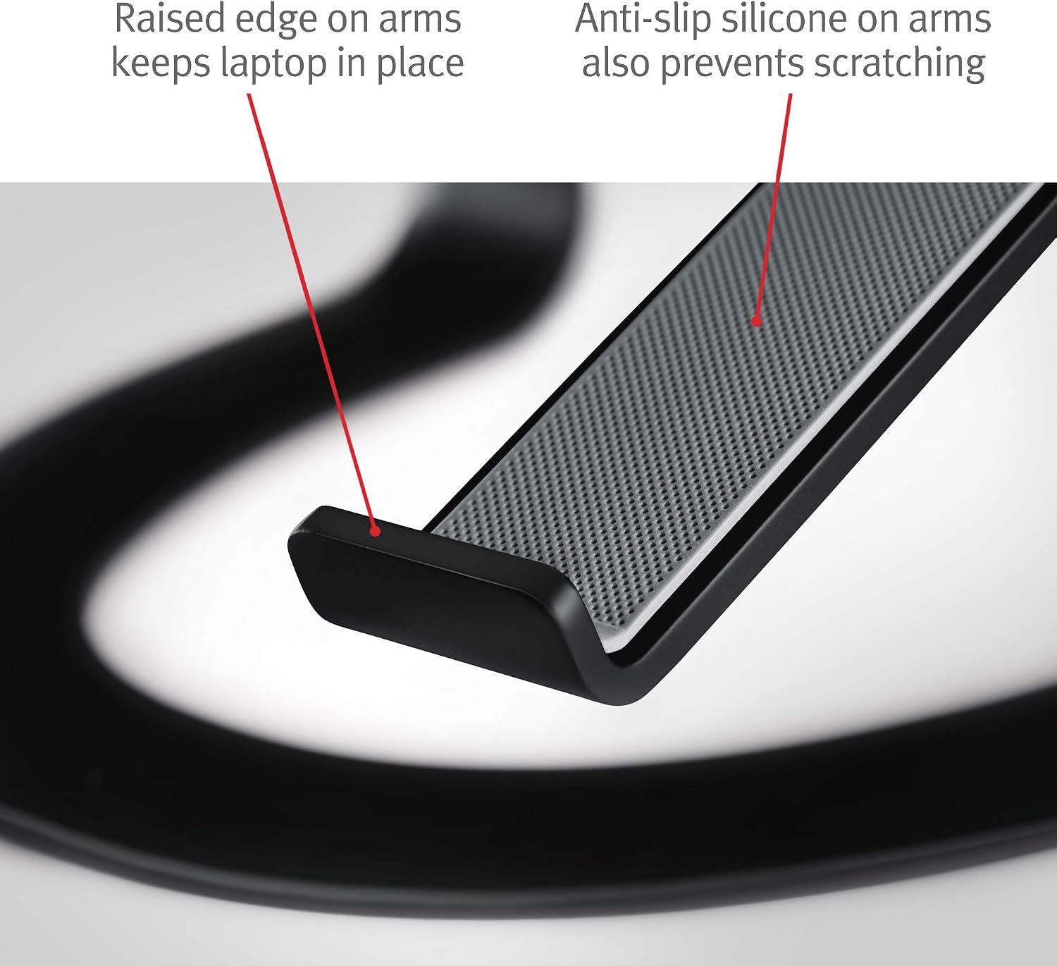 Twelve South Curve for MacBook , Desktop stand for Apple notebooks and laptops (matte black) thumbnail 4