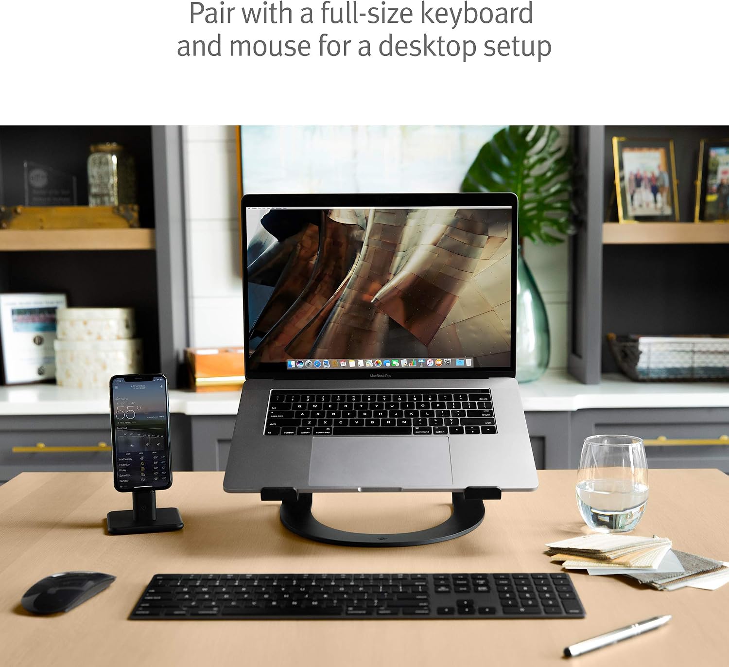 Twelve South Curve for MacBook , Desktop stand for Apple notebooks and laptops (matte black) thumbnail 5