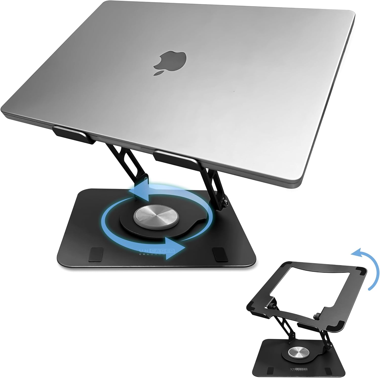 Uncaged Ergonomics Swivel Laptop Stand 2.0 thumbnail 1