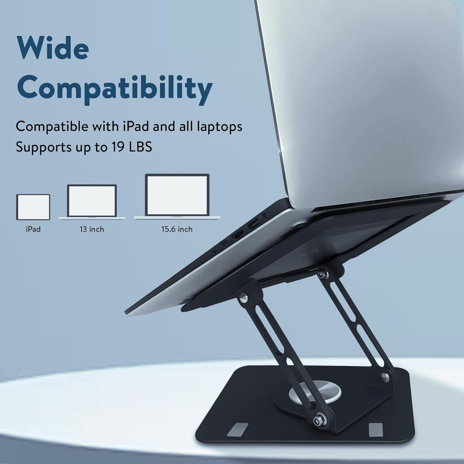 Uncaged Ergonomics Swivel Laptop Stand 2.0 thumbnail 2